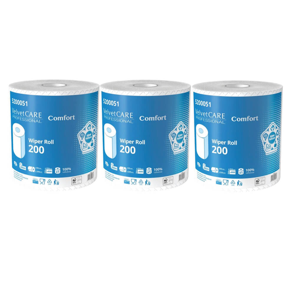Czyściwo przemysłowe Velvet Care 200 metrów Comfort 5200051