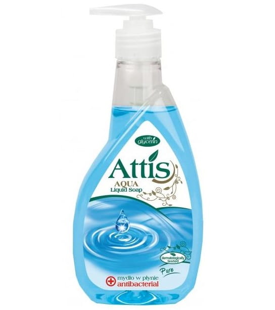 Mydło antybakteryjne Attis AQUA 400ml z doz.