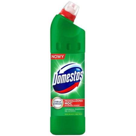 Domestos Przedłużona Moc Silny Płyn Żel do WC Pine Fresh 1L