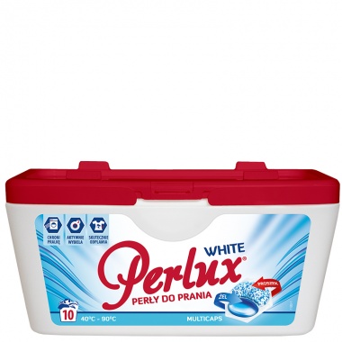 PERLUX Kapsułki do prania white 10szt