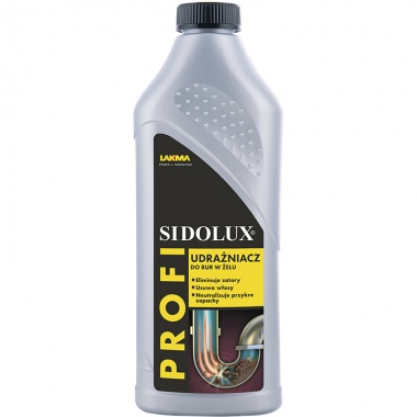 SIDOLUX PROFI Udrażniacz do rur w żelu 1L