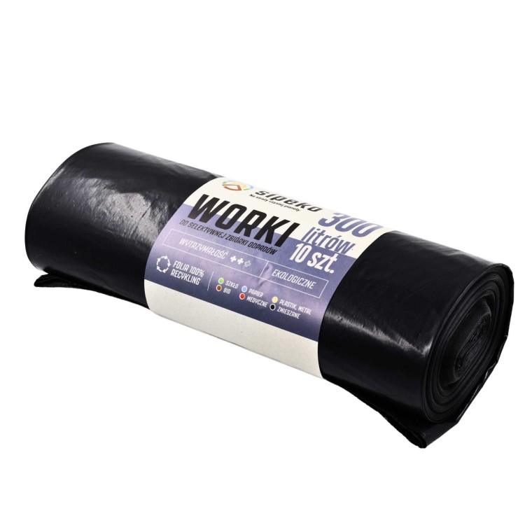 Worki na śmieci ekstra MOCNE 300l LDPE 10SZT