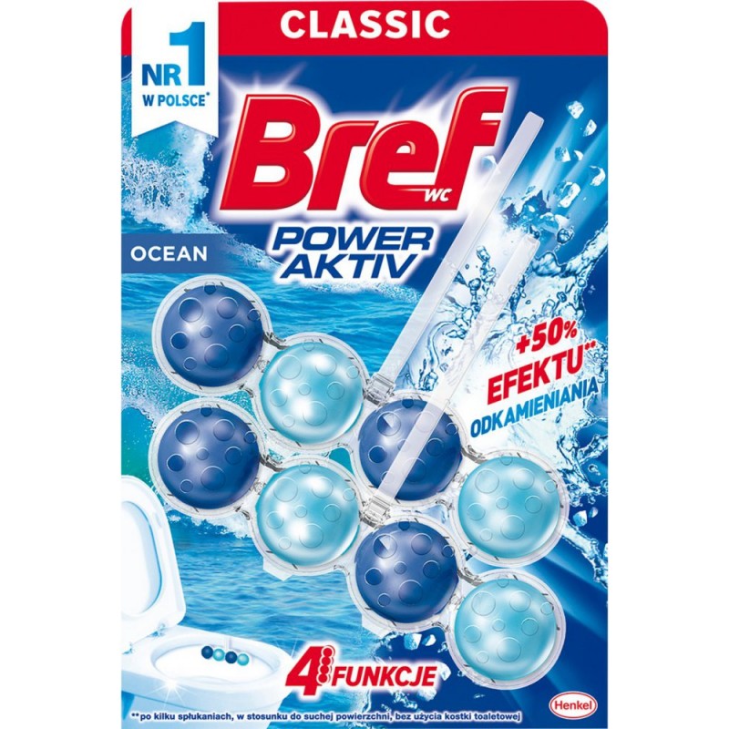 Bref Power Aktiv Zawieszka Do Toalet Ocean 2x50g