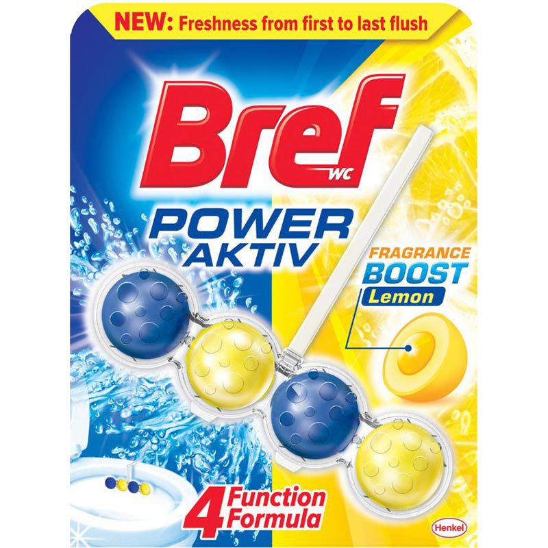 Bref Power Aktiv Zawieszka Do Wc Lemon 50 G
