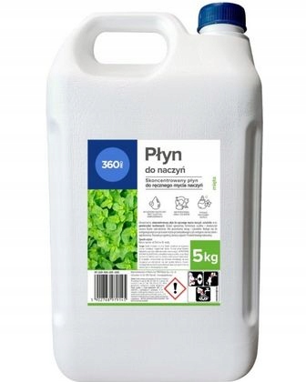 PŁYN DO NACZYŃ 5L PREMIUM MIĘTA PROFESIONAL 360Pro