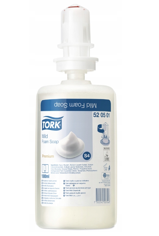 Tork 520501 Delikatne mydło w pianie 1000ml