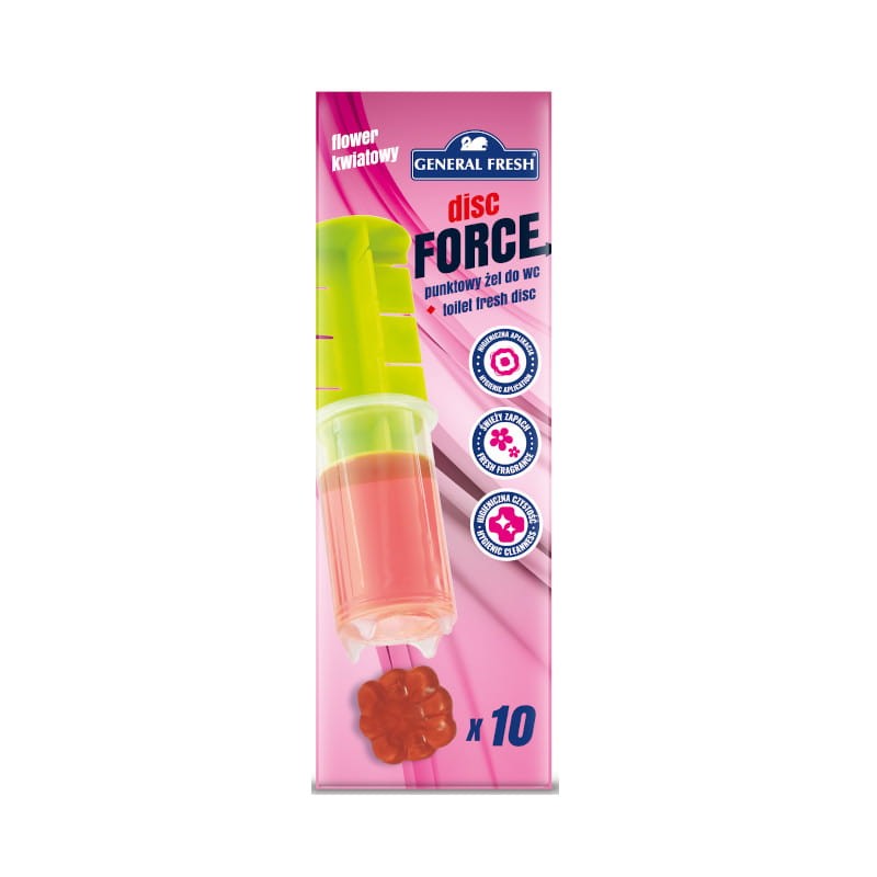 General Fresh Disc Force Punktowy Żel Do Wc Kwiatowy 60 Ml
