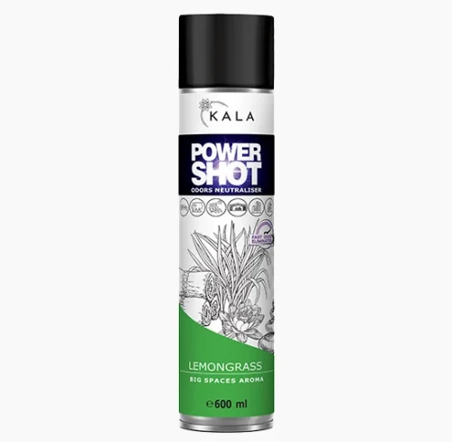 Power Shot Lemon Grass 600ml Odświeżacz Neutralizator