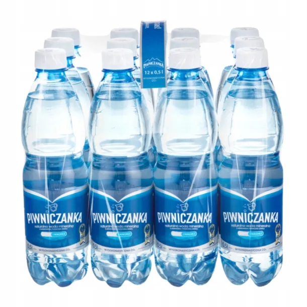 PIWNICZANKA Naturalna Woda Mineralna Wysokonasycona CO2 500 ml
