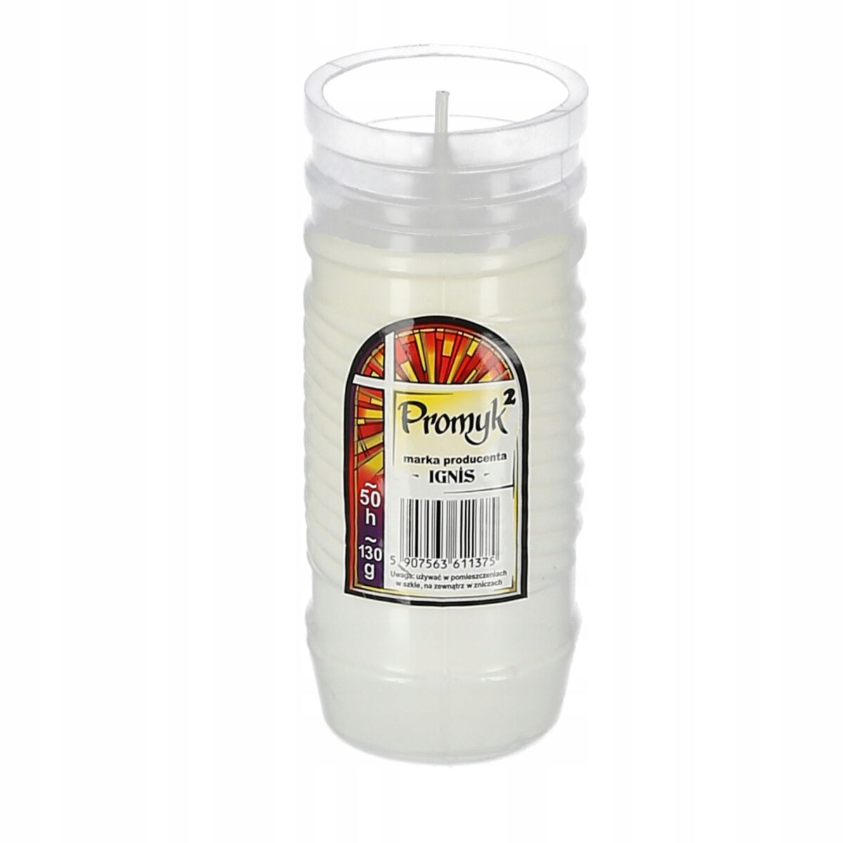 PROMYK 2 Wkład parafinowy do zniczy Promyk 2 Ignis 14 cm