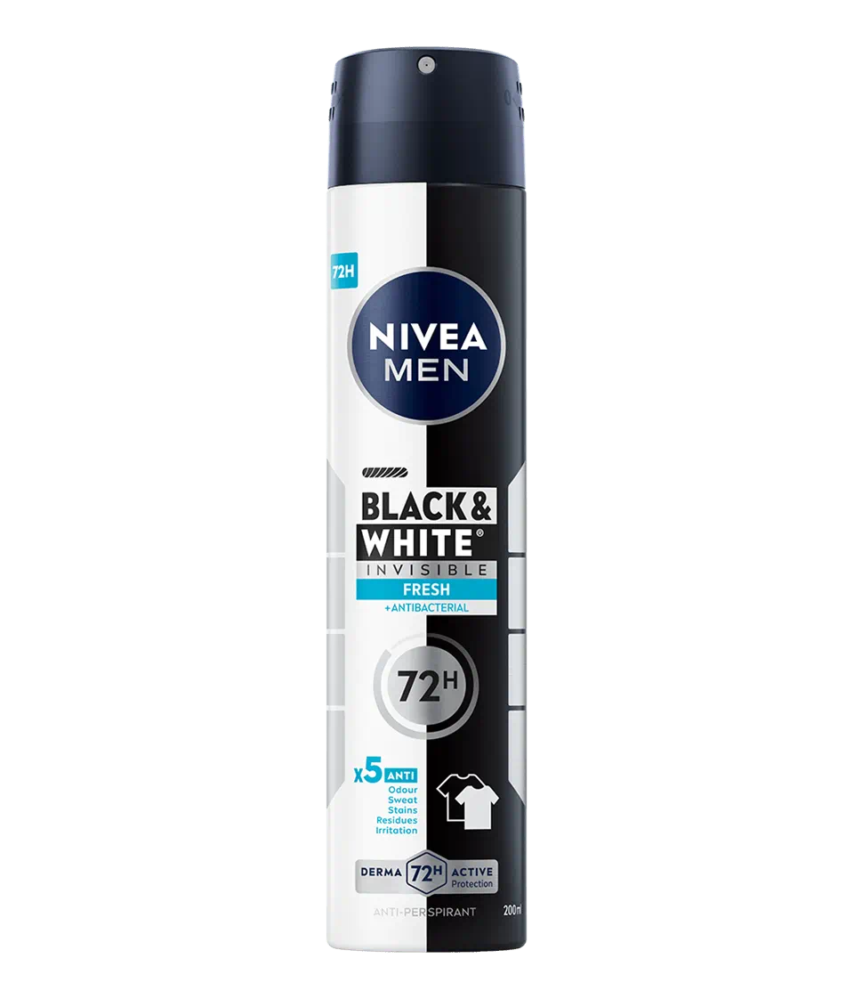 Black&White Invisible Fresh Antyperspirant Spray