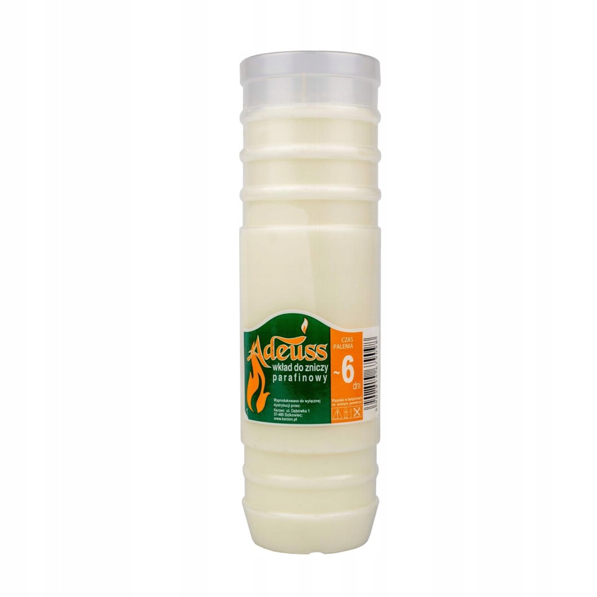 Wkład parafinowy do znicza 6-dniowy  Adeuss